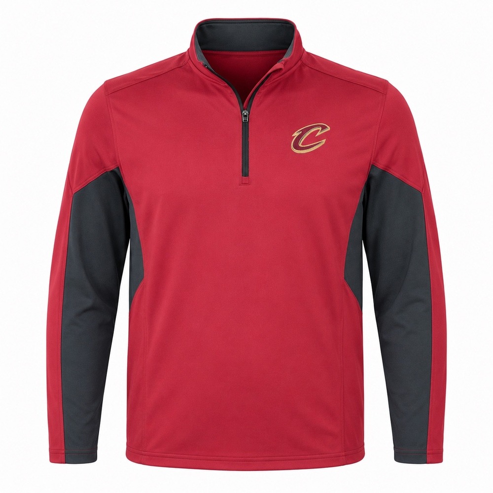 Antigua NBA Cleveland Cavaliers Aspect QZ Pullover Mens Large qt zip‎ athletic
